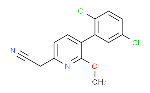 AM97594 | 1361913-74-7 | 3-(2,5-Dichlorophenyl)-2-methoxypyridine-6-acetonitrile