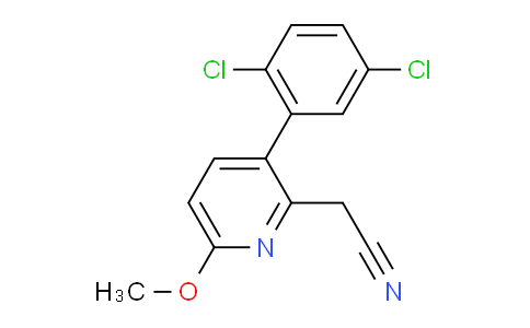 AM97595 | 1361730-25-7 | 3-(2,5-Dichlorophenyl)-6-methoxypyridine-2-acetonitrile