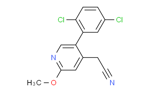 AM97596 | 1361679-45-9 | 5-(2,5-Dichlorophenyl)-2-methoxypyridine-4-acetonitrile