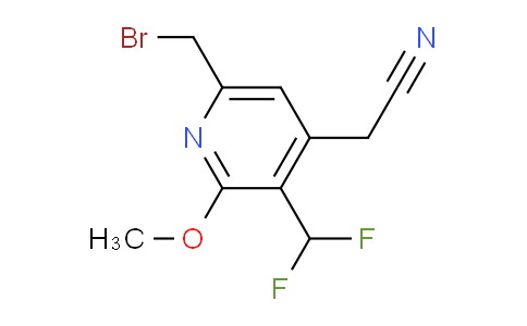 6-(Bromomethyl)-3-(difluoromethyl)-2-methoxypyridine-4-acetonitrile