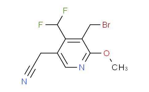3-(Bromomethyl)-4-(difluoromethyl)-2-methoxypyridine-5-acetonitrile