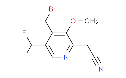 AM97649 | 1361708-91-9 | 4-(Bromomethyl)-5-(difluoromethyl)-3-methoxypyridine-2-acetonitrile