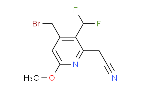 AM97653 | 1361768-88-8 | 4-(Bromomethyl)-3-(difluoromethyl)-6-methoxypyridine-2-acetonitrile