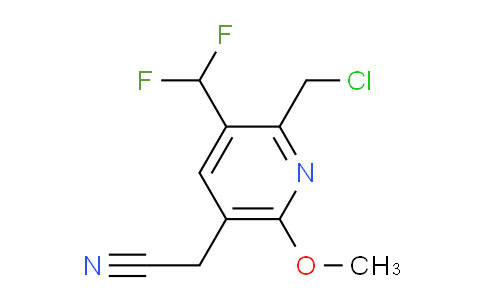 AM97664 | 1361897-45-1 | 2-(Chloromethyl)-3-(difluoromethyl)-6-methoxypyridine-5-acetonitrile