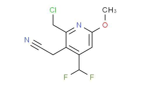 AM97666 | 1361920-06-0 | 2-(Chloromethyl)-4-(difluoromethyl)-6-methoxypyridine-3-acetonitrile