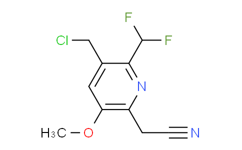 AM97686 | 1361710-55-5 | 3-(Chloromethyl)-2-(difluoromethyl)-5-methoxypyridine-6-acetonitrile