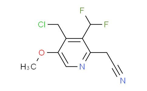 AM97697 | 1361464-04-1 | 4-(Chloromethyl)-3-(difluoromethyl)-5-methoxypyridine-2-acetonitrile