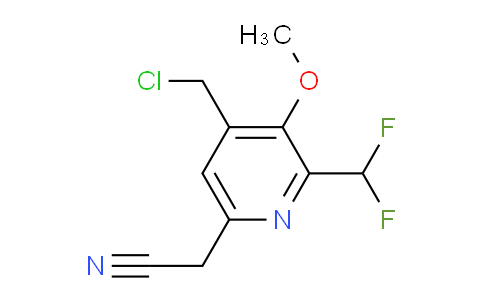AM97700 | 1361755-67-0 | 4-(Chloromethyl)-2-(difluoromethyl)-3-methoxypyridine-6-acetonitrile