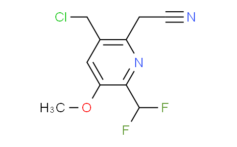 AM97708 | 1361799-11-2 | 5-(Chloromethyl)-2-(difluoromethyl)-3-methoxypyridine-6-acetonitrile
