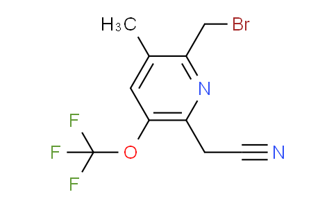 AM97712 | 1361732-83-3 | 2-(Bromomethyl)-3-methyl-5-(trifluoromethoxy)pyridine-6-acetonitrile