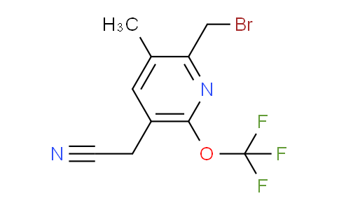 AM97713 | 1361820-18-9 | 2-(Bromomethyl)-3-methyl-6-(trifluoromethoxy)pyridine-5-acetonitrile
