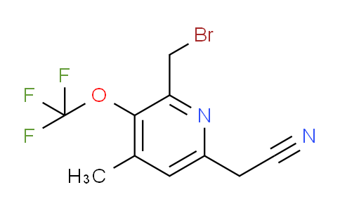 AM97714 | 1361851-03-7 | 2-(Bromomethyl)-4-methyl-3-(trifluoromethoxy)pyridine-6-acetonitrile