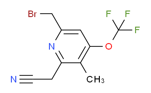 AM97719 | 1361919-12-1 | 6-(Bromomethyl)-3-methyl-4-(trifluoromethoxy)pyridine-2-acetonitrile