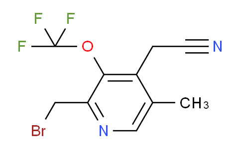 AM97724 | 1361768-97-9 | 2-(Bromomethyl)-5-methyl-3-(trifluoromethoxy)pyridine-4-acetonitrile