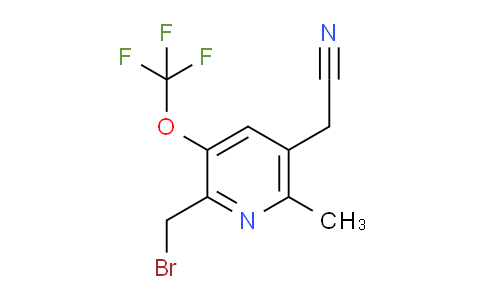 AM97726 | 1361753-34-5 | 2-(Bromomethyl)-6-methyl-3-(trifluoromethoxy)pyridine-5-acetonitrile