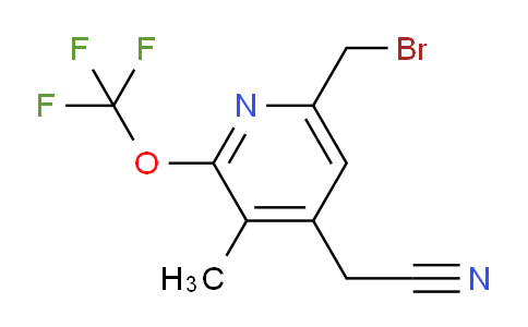 AM97727 | 1361802-61-0 | 6-(Bromomethyl)-3-methyl-2-(trifluoromethoxy)pyridine-4-acetonitrile