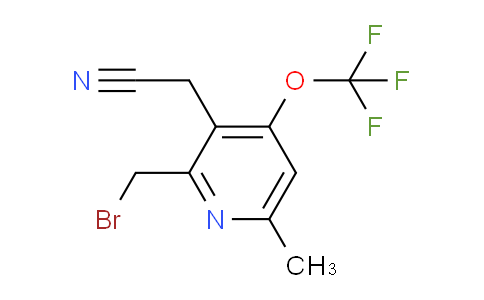AM97731 | 1361900-86-8 | 2-(Bromomethyl)-6-methyl-4-(trifluoromethoxy)pyridine-3-acetonitrile