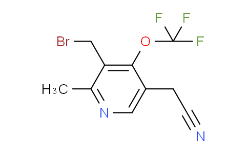 AM97733 | 1361794-08-2 | 3-(Bromomethyl)-2-methyl-4-(trifluoromethoxy)pyridine-5-acetonitrile