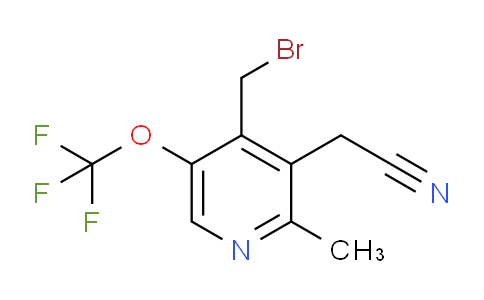 AM97741 | 1361919-33-6 | 4-(Bromomethyl)-2-methyl-5-(trifluoromethoxy)pyridine-3-acetonitrile