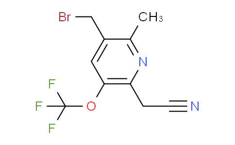 AM97742 | 1361753-39-0 | 3-(Bromomethyl)-2-methyl-5-(trifluoromethoxy)pyridine-6-acetonitrile
