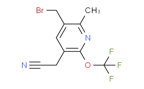 AM97744 | 1361851-20-8 | 3-(Bromomethyl)-2-methyl-6-(trifluoromethoxy)pyridine-5-acetonitrile