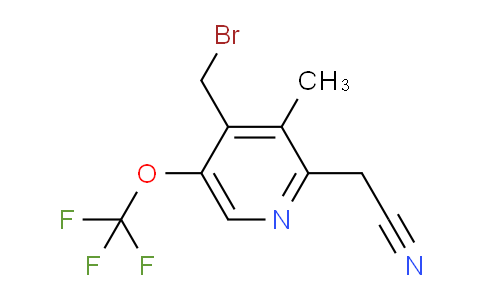 AM97745 | 1361708-01-1 | 4-(Bromomethyl)-3-methyl-5-(trifluoromethoxy)pyridine-2-acetonitrile