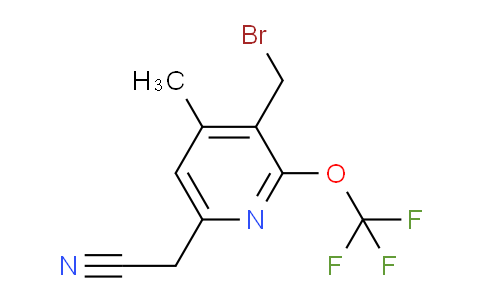 AM97747 | 1361870-75-8 | 3-(Bromomethyl)-4-methyl-2-(trifluoromethoxy)pyridine-6-acetonitrile