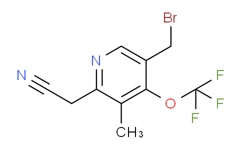 AM97751 | 1361900-99-3 | 5-(Bromomethyl)-3-methyl-4-(trifluoromethoxy)pyridine-2-acetonitrile