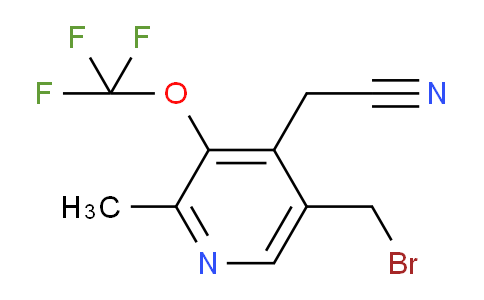 AM97752 | 1361896-39-0 | 5-(Bromomethyl)-2-methyl-3-(trifluoromethoxy)pyridine-4-acetonitrile