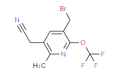 AM97753 | 1361915-56-1 | 3-(Bromomethyl)-6-methyl-2-(trifluoromethoxy)pyridine-5-acetonitrile