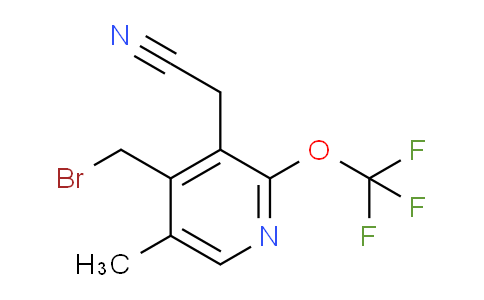 AM97763 | 1361901-06-5 | 4-(Bromomethyl)-5-methyl-2-(trifluoromethoxy)pyridine-3-acetonitrile
