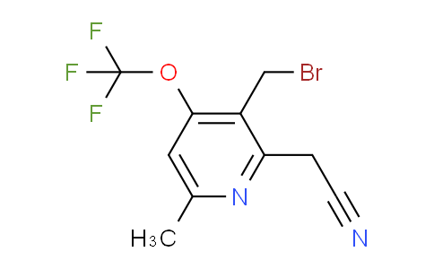 AM97764 | 1361870-88-3 | 3-(Bromomethyl)-6-methyl-4-(trifluoromethoxy)pyridine-2-acetonitrile