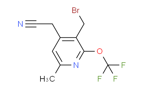 AM97765 | 1361769-23-4 | 3-(Bromomethyl)-6-methyl-2-(trifluoromethoxy)pyridine-4-acetonitrile