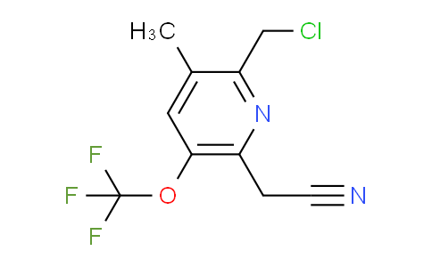 AM97770 | 1361806-23-6 | 2-(Chloromethyl)-3-methyl-5-(trifluoromethoxy)pyridine-6-acetonitrile