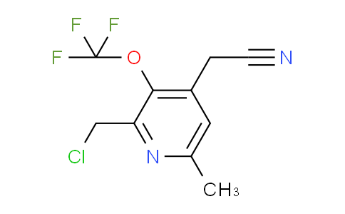 AM97771 | 1361806-28-1 | 2-(Chloromethyl)-6-methyl-3-(trifluoromethoxy)pyridine-4-acetonitrile