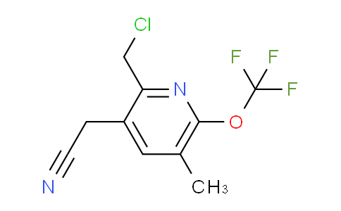 AM97780 | 1361795-46-1 | 2-(Chloromethyl)-5-methyl-6-(trifluoromethoxy)pyridine-3-acetonitrile