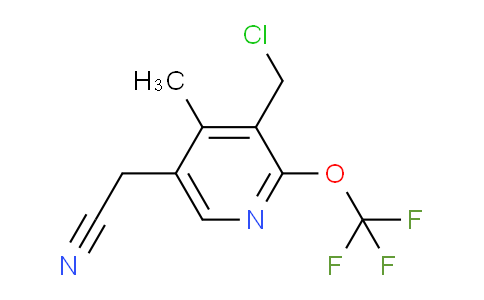 AM97785 | 1361795-53-0 | 3-(Chloromethyl)-4-methyl-2-(trifluoromethoxy)pyridine-5-acetonitrile