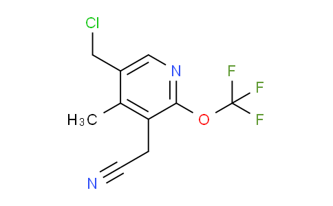 5-(Chloromethyl)-4-methyl-2-(trifluoromethoxy)pyridine-3-acetonitrile