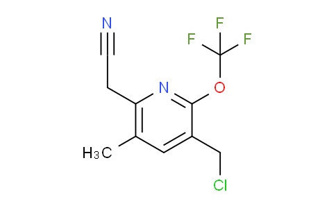 AM97798 | 1361894-35-0 | 3-(Chloromethyl)-5-methyl-2-(trifluoromethoxy)pyridine-6-acetonitrile