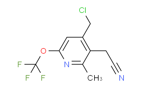 AM97800 | 1361894-45-2 | 4-(Chloromethyl)-2-methyl-6-(trifluoromethoxy)pyridine-3-acetonitrile