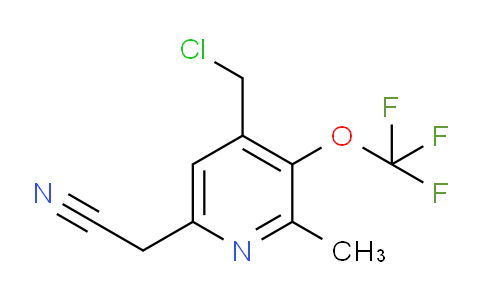AM97802 | 1361851-61-7 | 4-(Chloromethyl)-2-methyl-3-(trifluoromethoxy)pyridine-6-acetonitrile