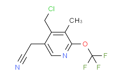 AM97803 | 1361806-49-6 | 4-(Chloromethyl)-3-methyl-2-(trifluoromethoxy)pyridine-5-acetonitrile