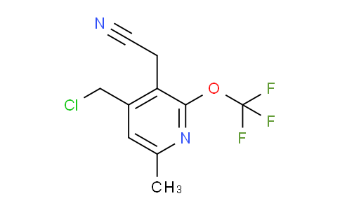 AM97806 | 1361911-75-2 | 4-(Chloromethyl)-6-methyl-2-(trifluoromethoxy)pyridine-3-acetonitrile