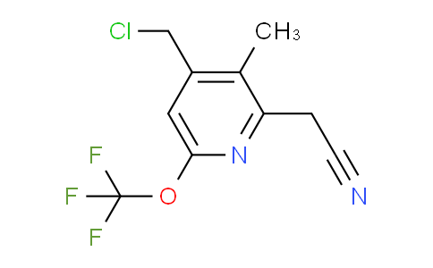 AM97807 | 1361897-36-0 | 4-(Chloromethyl)-3-methyl-6-(trifluoromethoxy)pyridine-2-acetonitrile