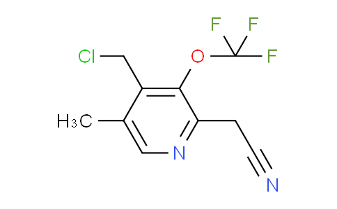 AM97809 | 1361795-58-5 | 4-(Chloromethyl)-5-methyl-3-(trifluoromethoxy)pyridine-2-acetonitrile