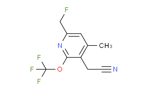 6-(Fluoromethyl)-4-methyl-2-(trifluoromethoxy)pyridine-3-acetonitrile