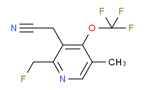 2-(Fluoromethyl)-5-methyl-4-(trifluoromethoxy)pyridine-3-acetonitrile