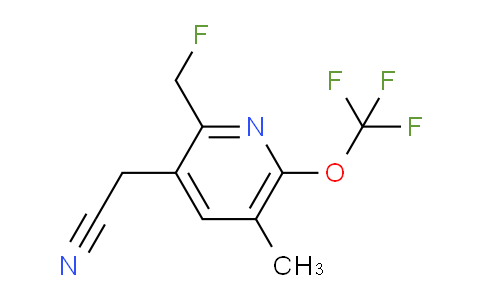 2-(Fluoromethyl)-5-methyl-6-(trifluoromethoxy)pyridine-3-acetonitrile
