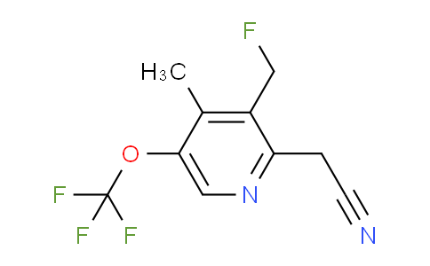 AM97834 | 1361820-09-8 | 3-(Fluoromethyl)-4-methyl-5-(trifluoromethoxy)pyridine-2-acetonitrile