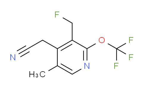 3-(Fluoromethyl)-5-methyl-2-(trifluoromethoxy)pyridine-4-acetonitrile